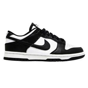 NIKE Dunk Low Retro 'White Black Panda' Sneakers Size W12/M10.5
